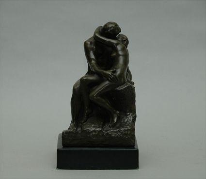 Appraisal: Bronze Figure of Lovers Entwined