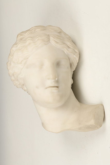 Appraisal: A TH CENTURY WHITE MARBLE HEAD after the Antique in