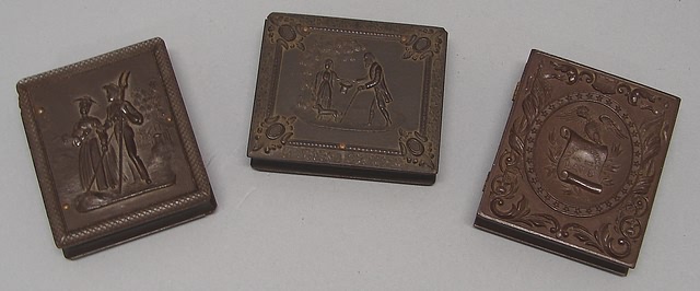 Appraisal: Grouping of ninth plate geometric union cases including The Blind