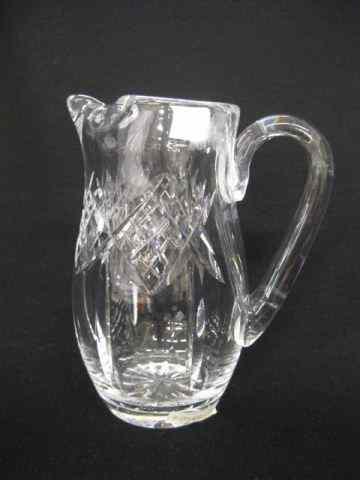 Appraisal: Waterford Cut Crystal Juice Pitcher - '' signed excellent