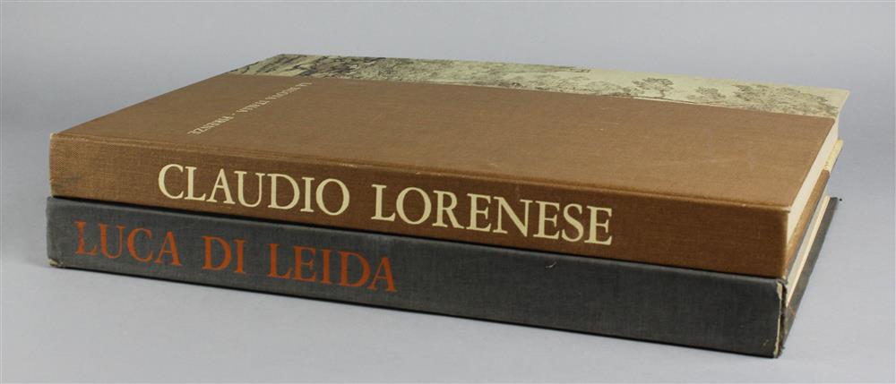 Appraisal: TWO BOOKS ABOUT ITALIAN ARTISTS DI LEIDA AND LORENESE Luca