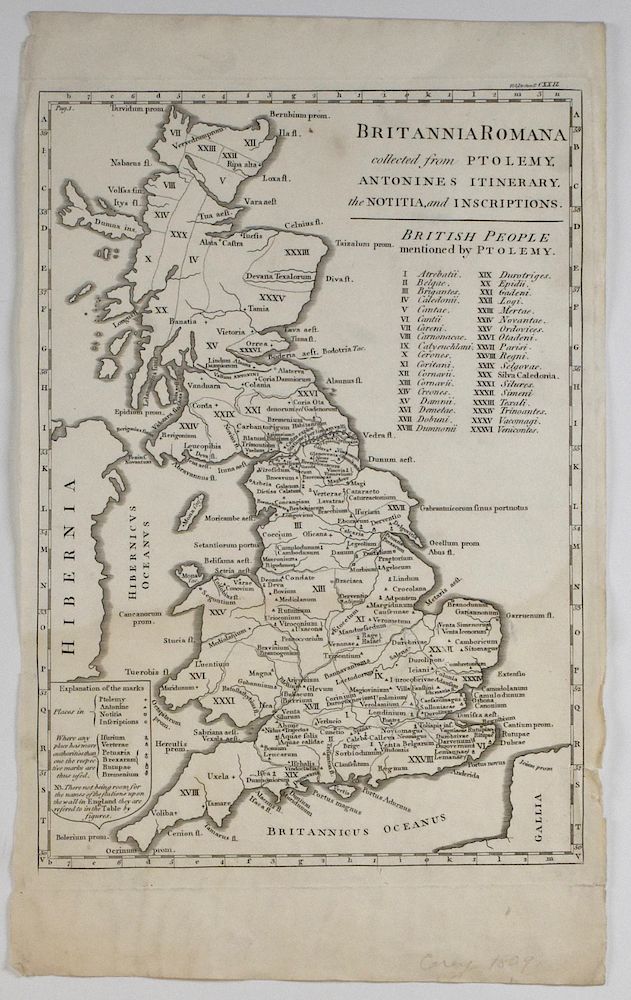 Appraisal: Grp Maps of Europe Roman Empire Group of seven maps