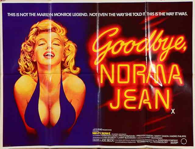 Appraisal: GOODBYE NORMA JEAN Stirling Gold drama starring Misty Rowe poster