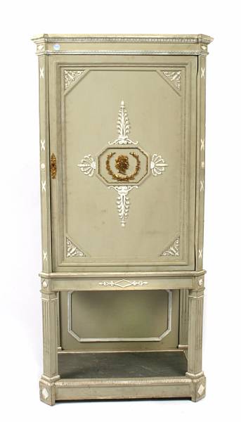 Appraisal: A Louis XVI style paint decorated and bronze mounted music