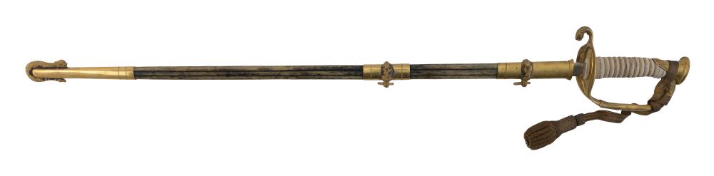 Appraisal: U S NAVY OFFICER'S SWORD AND SCABBARD Early th Century