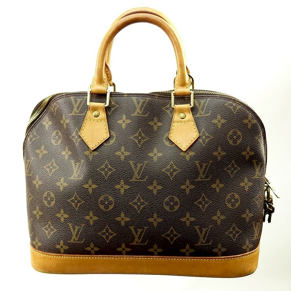 Appraisal: Louis Vuitton Brown Canvas Monogram Alma PM Louis Vuitton Brown