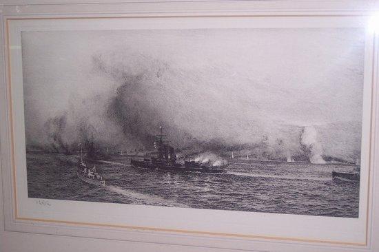 Appraisal: William Lionel WyllieThe Battle of Jutlandsigned artist's proof etching cm