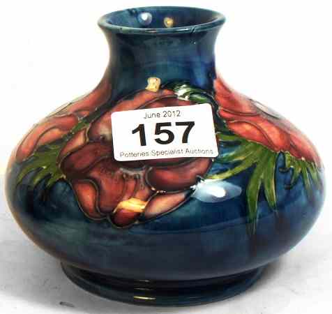 Appraisal: Moorcroft Squat Vase decorated with the Anemone Design height cm