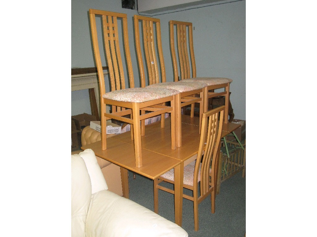 Appraisal: Kitchen table and four chairs