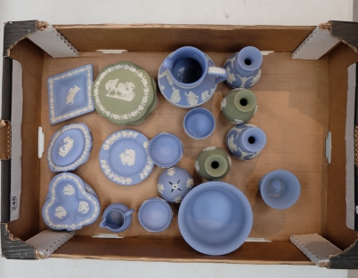 Appraisal: A good collection of mixed Wedgwood jasperware items to include