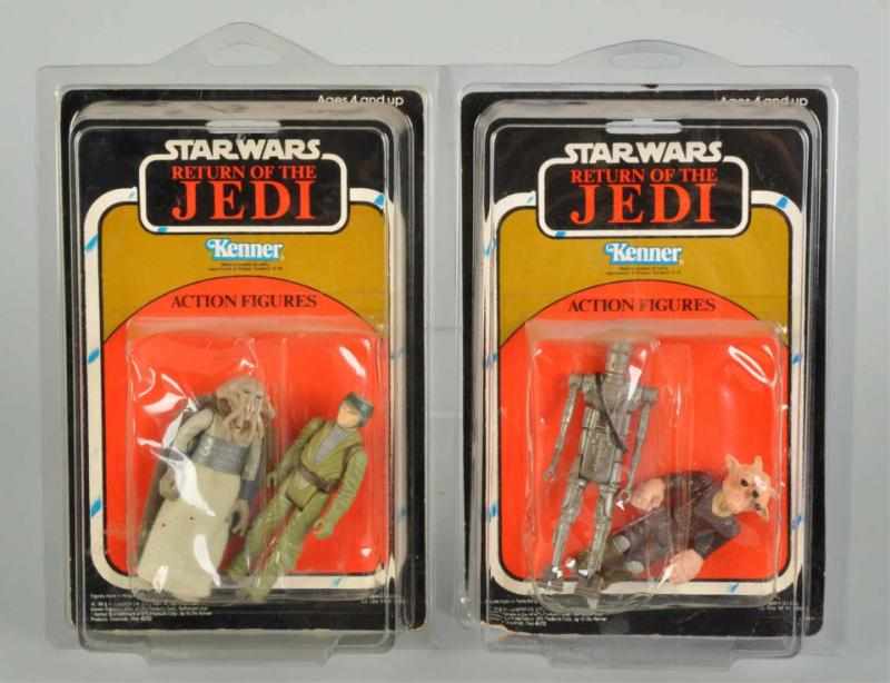 Appraisal: Lot of Star Wars Action Figure -Packs Description Return of