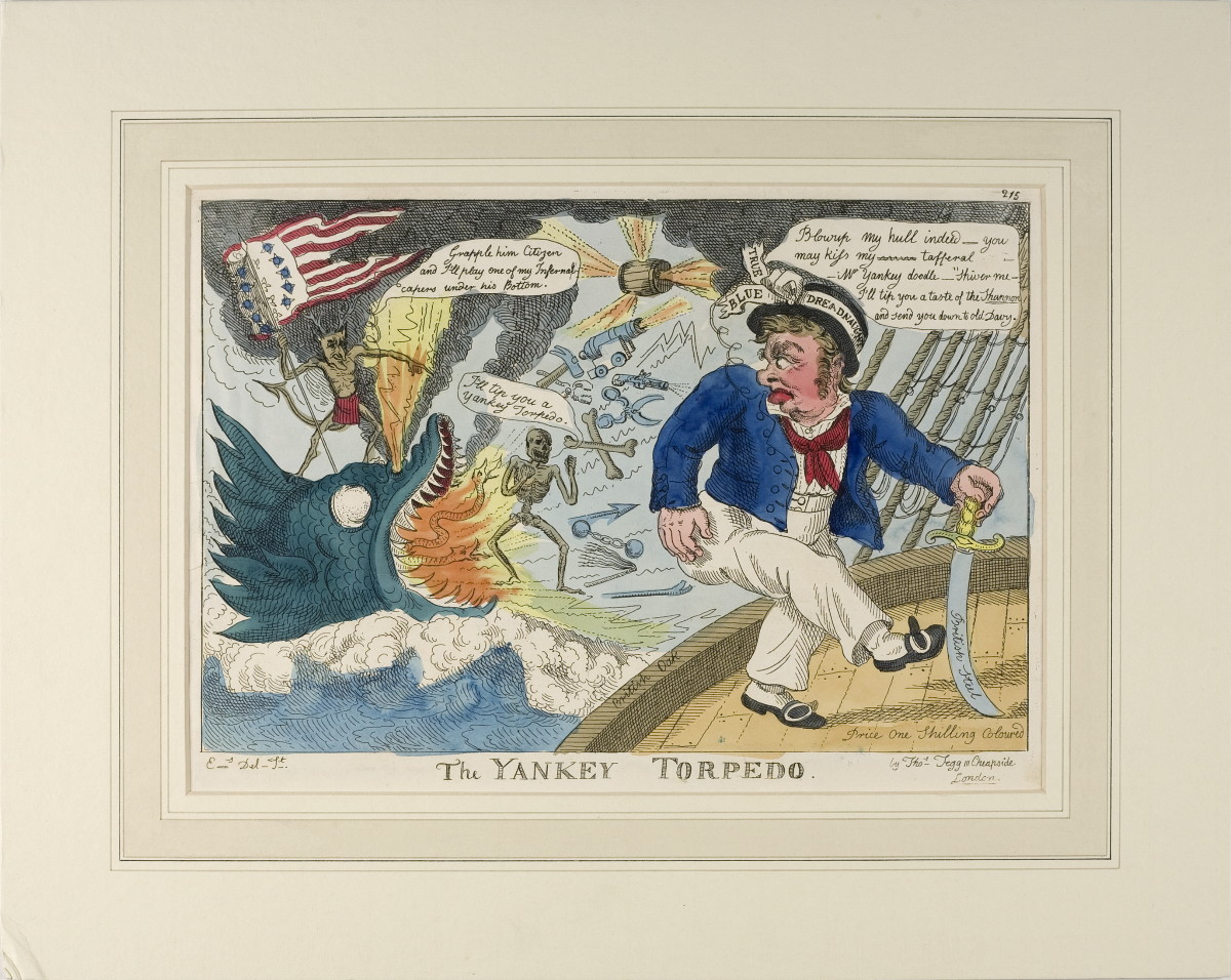 Appraisal: THREE BRITISH SATIRICAL PRINTS OF AMERICAN INTEREST Each an engraving