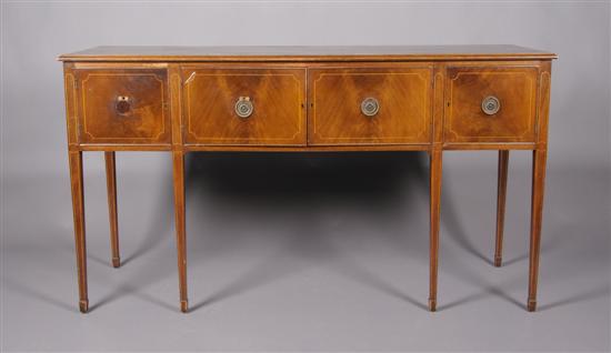 Appraisal: A George III Style Mahogany Sideboard Height x width x