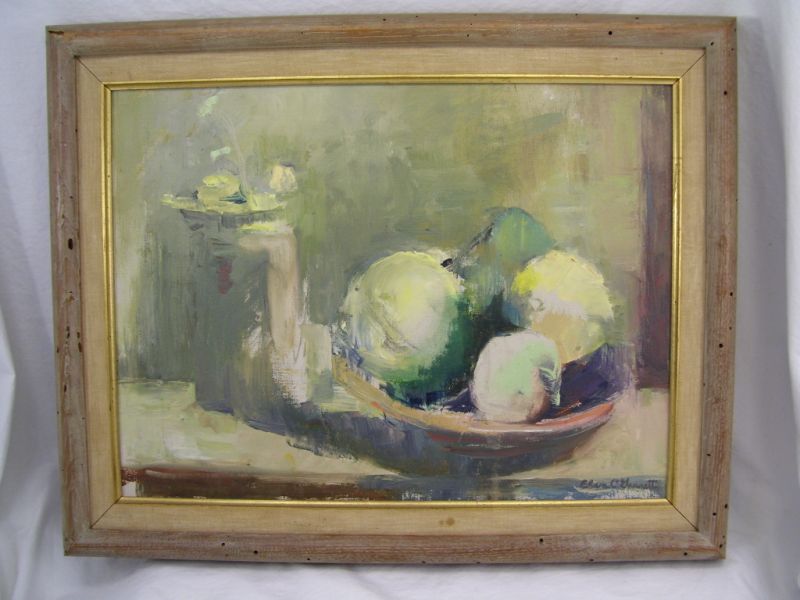 Appraisal: Still Life Painting by Elva Garrett Oil painting of still