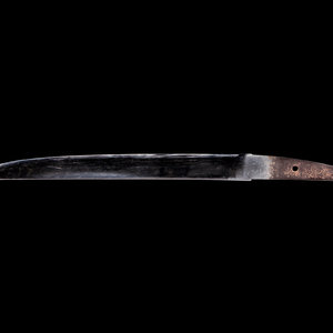 Appraisal: A Tanto SIGNED FUJIWARA MASAZANE SAKU DATED tanto mounted in