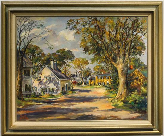 Appraisal: Sale Lot Roger Deering American - A New England Visitation