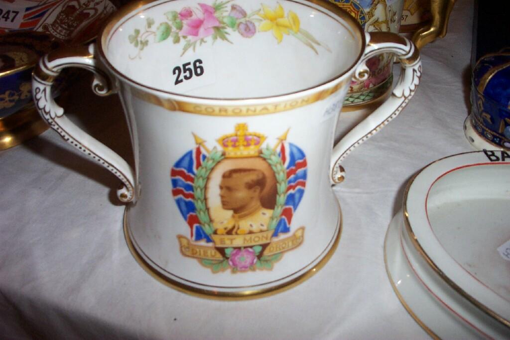 Appraisal: A Shelley loving cup commemorating the Coronation of King Edward