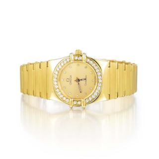 Appraisal: Omega Constellation Gold and Diamond Ladies Watch Crafted out of