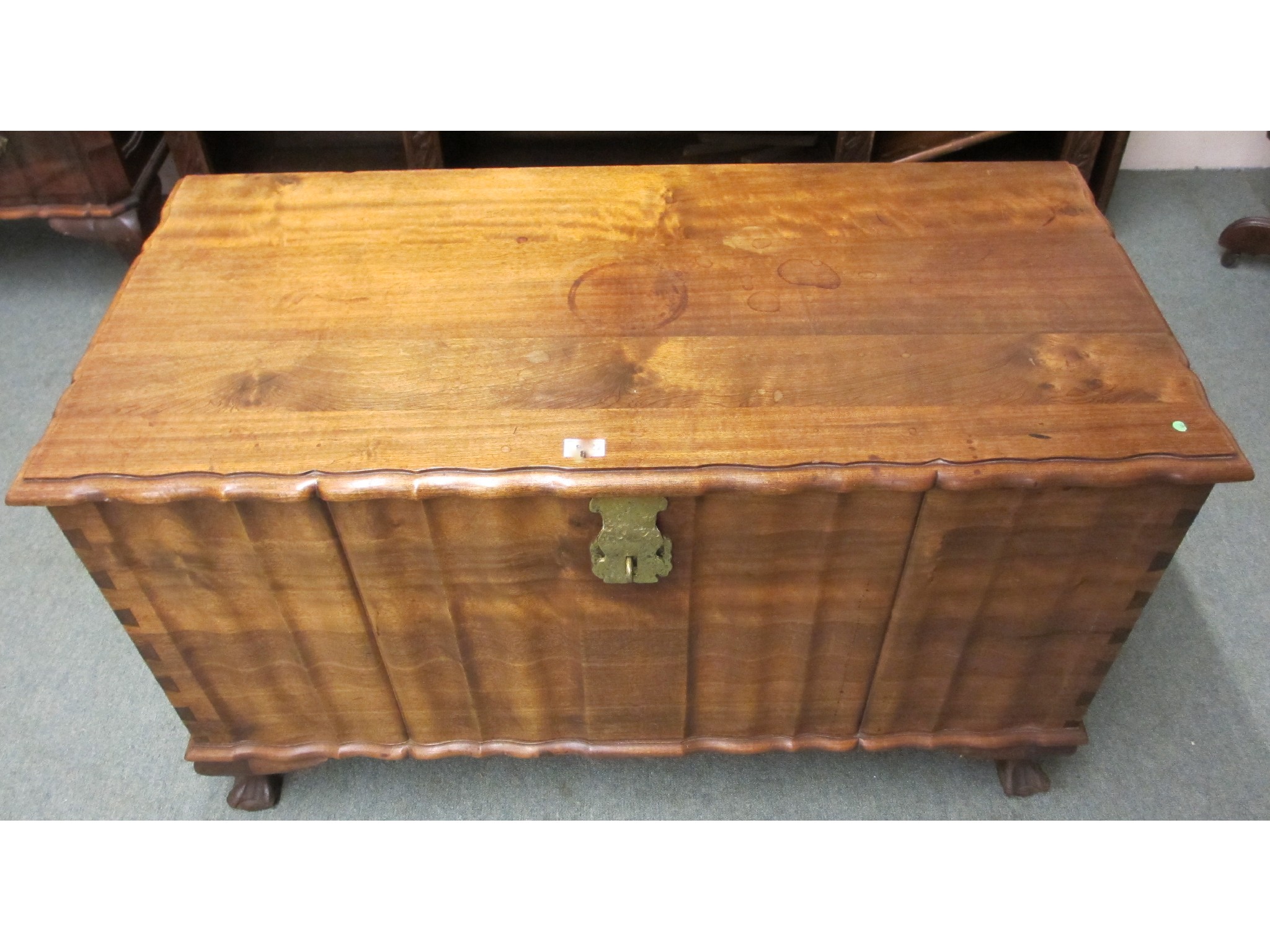 Appraisal: A walnut blanket chest