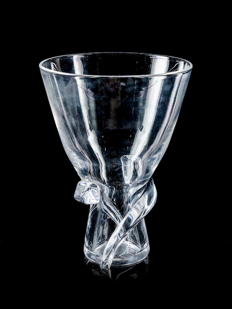 Appraisal: A Steuben Glass Vase Height inches A Steuben Glass Vase