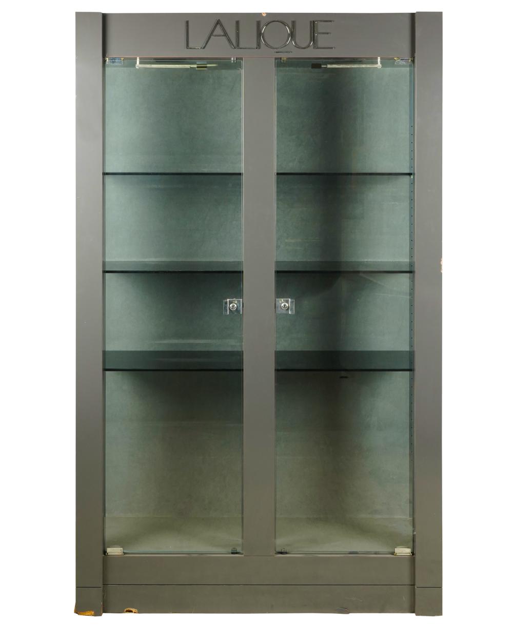 Appraisal: LALIQUE DISPLAY CABINETCustom Lalique Display cabinet made for Lalique to