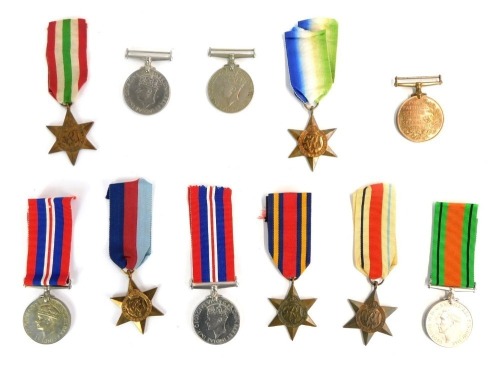 Appraisal: A group of WWII medals comprising - Star The Atlantic