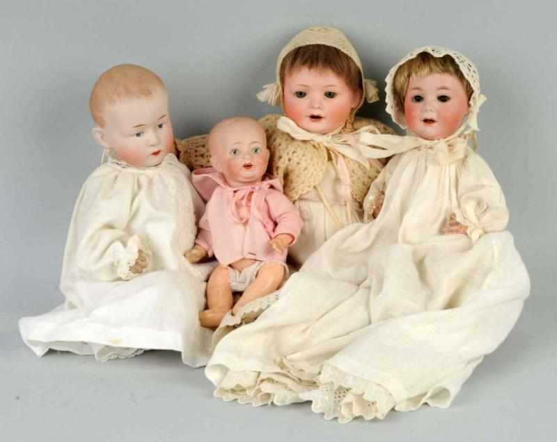 Appraisal: Lot of Bisque Character Baby Dolls Description One incised with