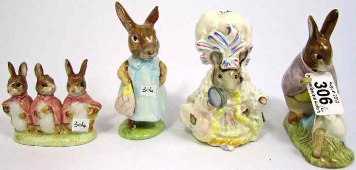 Appraisal: Beswick Beatrix Potter Figure Mr Benjamin Bunny and Peter Rabbit