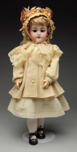 Appraisal: Pretty S H Child Doll German bisque socket head incised