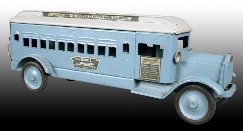 Appraisal: Pressed Steel Keystone Bus Toy Description '' L Circa Packard