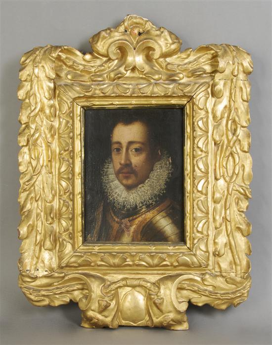 Appraisal: An Old Master Style Portrait Height x width inches