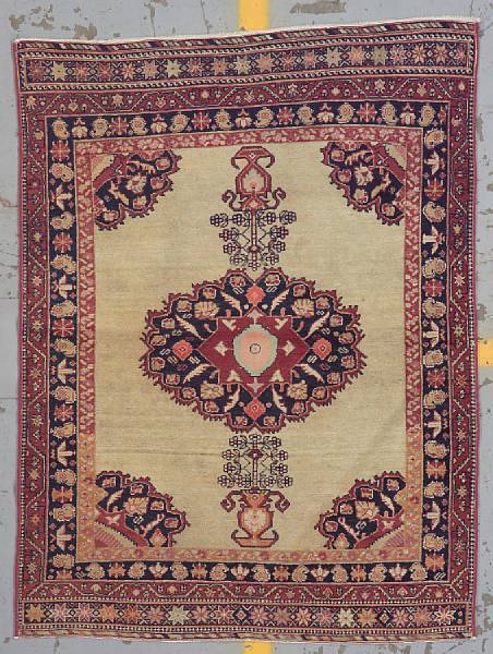 Appraisal: An Afshar rug Southwest Persia late th century size approximately