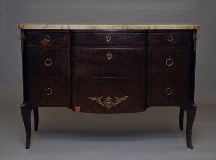 Appraisal: Louis XV XVI-Style Transitional Commode