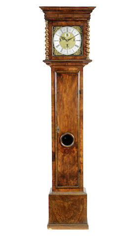 Appraisal: A very rare early th century grande-sonnerie striking walnut longcase