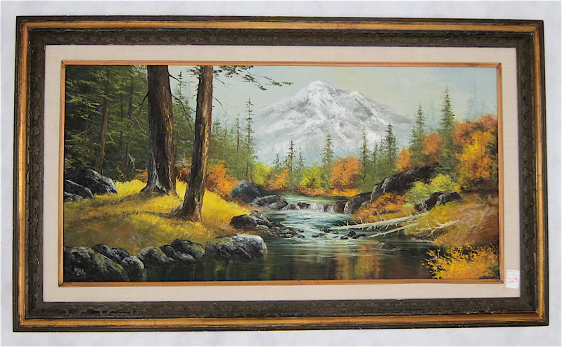 Appraisal: PATSEE PARKER OIL ON CANVAS Oregon th Century Autumn landscape