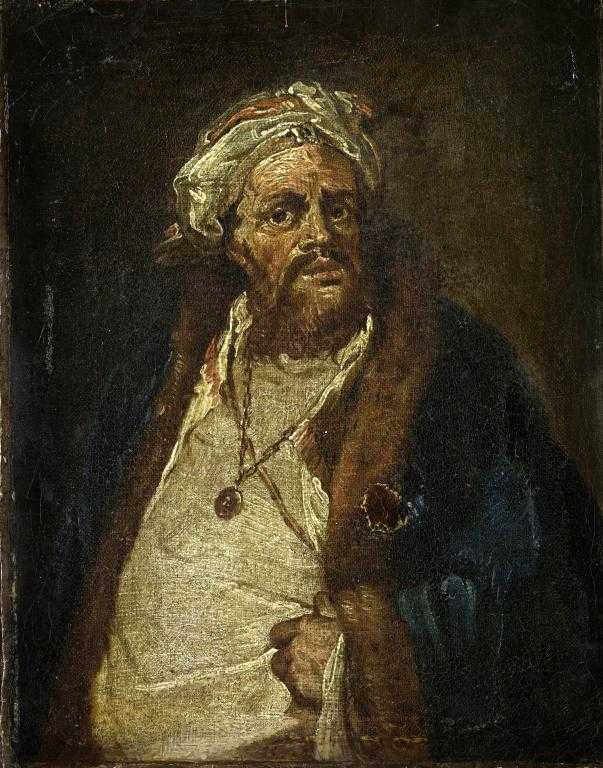 Appraisal: FOLLOWER OF GIOVANNI DOMENICO TIEPOLO PORTRAIT OF A MAN IN