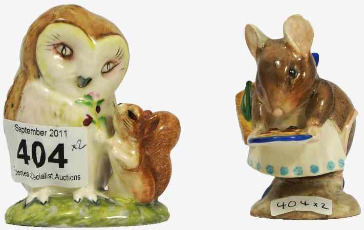 Appraisal: Beswick Beatrix Potter Figures Old Mr Brown and Appley Dappley