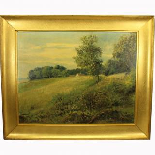 Appraisal: Viggo Stender - Danish Spring Landscape Signed and dated lower