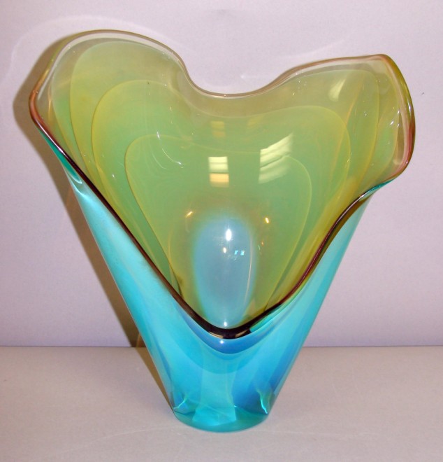 Appraisal: Art Glass Signed and dated Slade ' H in