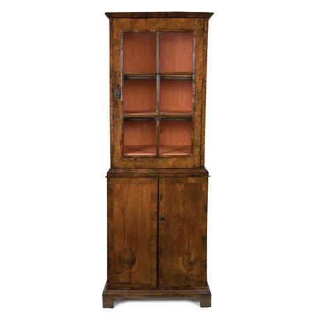 Appraisal: George II Walnut Cabinet Estimate -