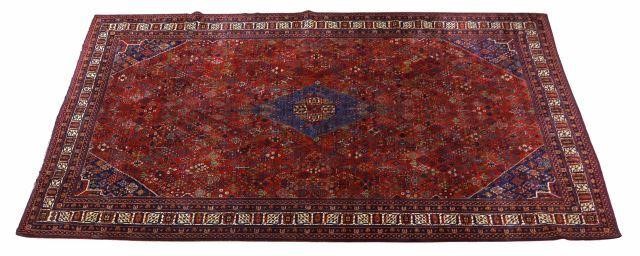 Appraisal: Hand-tied Persian Josheghan rug Central Iran approx ' l '