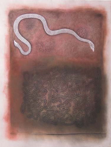 Appraisal: Discoveries Burwell Charles American born intaglio pastel and graphite on