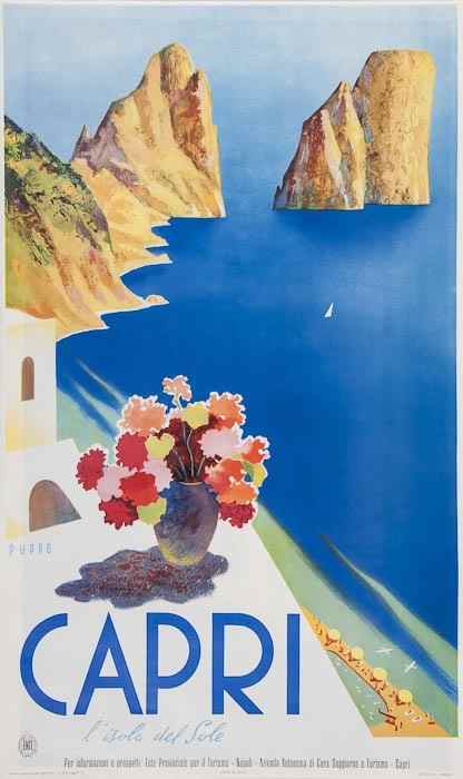 Appraisal: PUPPO Mario - CAPRI offset lithograph in colours printed A