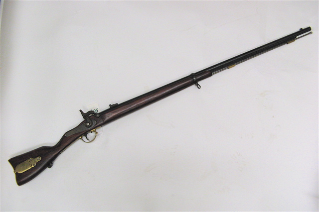 Appraisal: BLACK POWDER PERCUSSION MUZZLELOADER caliber round barrel overall blued finish