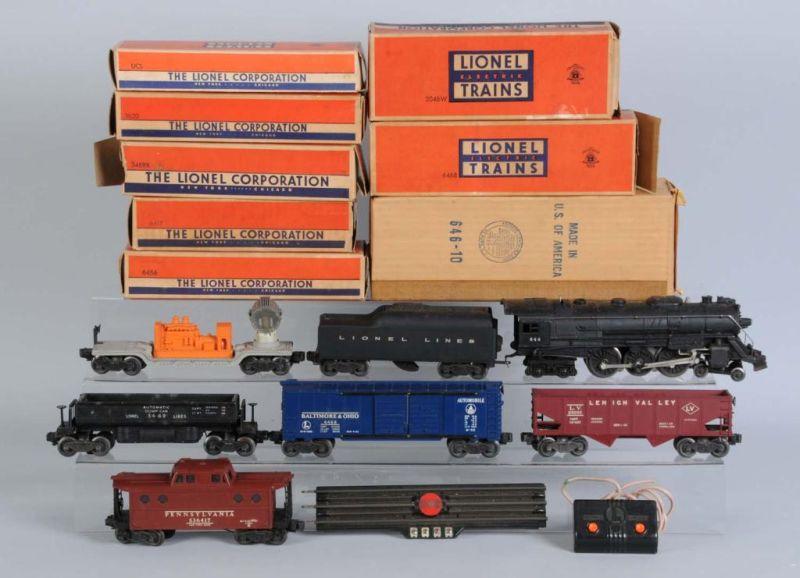 Appraisal: Lionel No WS Steam Locomotive Freight Set OB Description O-gauge