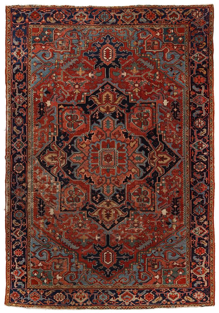 Appraisal: A GOOD GOREVAN DISTRICT HERIZ NW PERSIAN CARPET C The