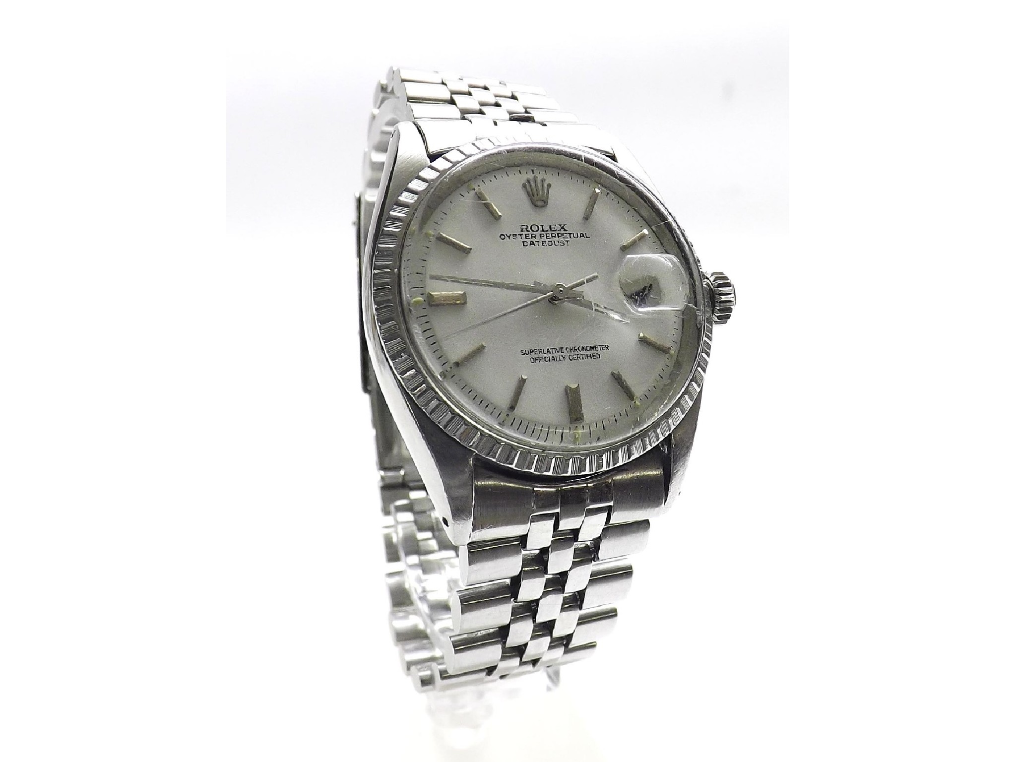 Appraisal: PXTCR Rolex Oyster Perpetual Datejust stainless steel gentleman's bracelet watch