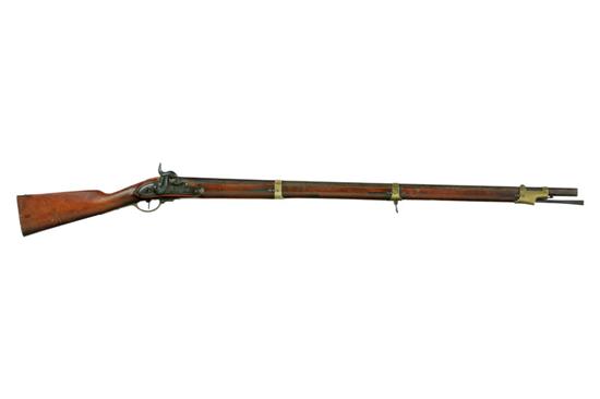 Appraisal: PERCUSSION MUSKET Probable early Prussion conversion caliber - '' round