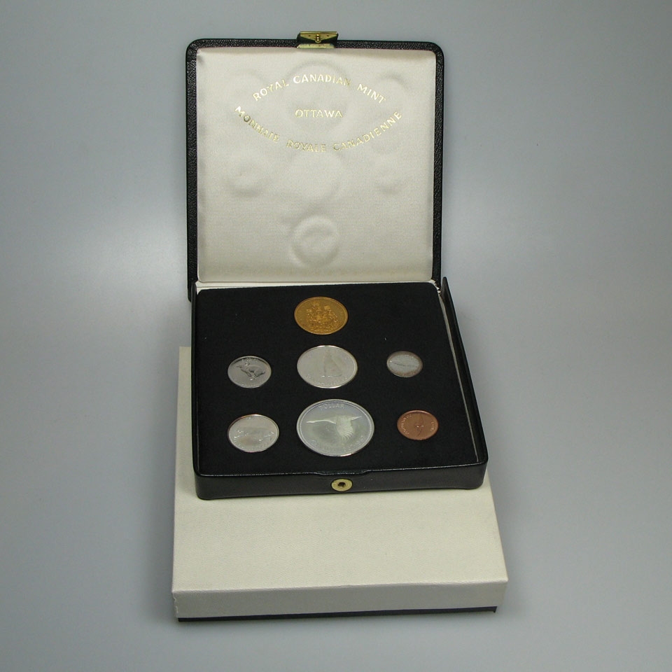 Appraisal: x Canadian Coin Sets each including the gold coin