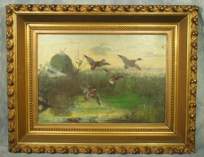 Appraisal: American School th c o c x Mallard Ducks in